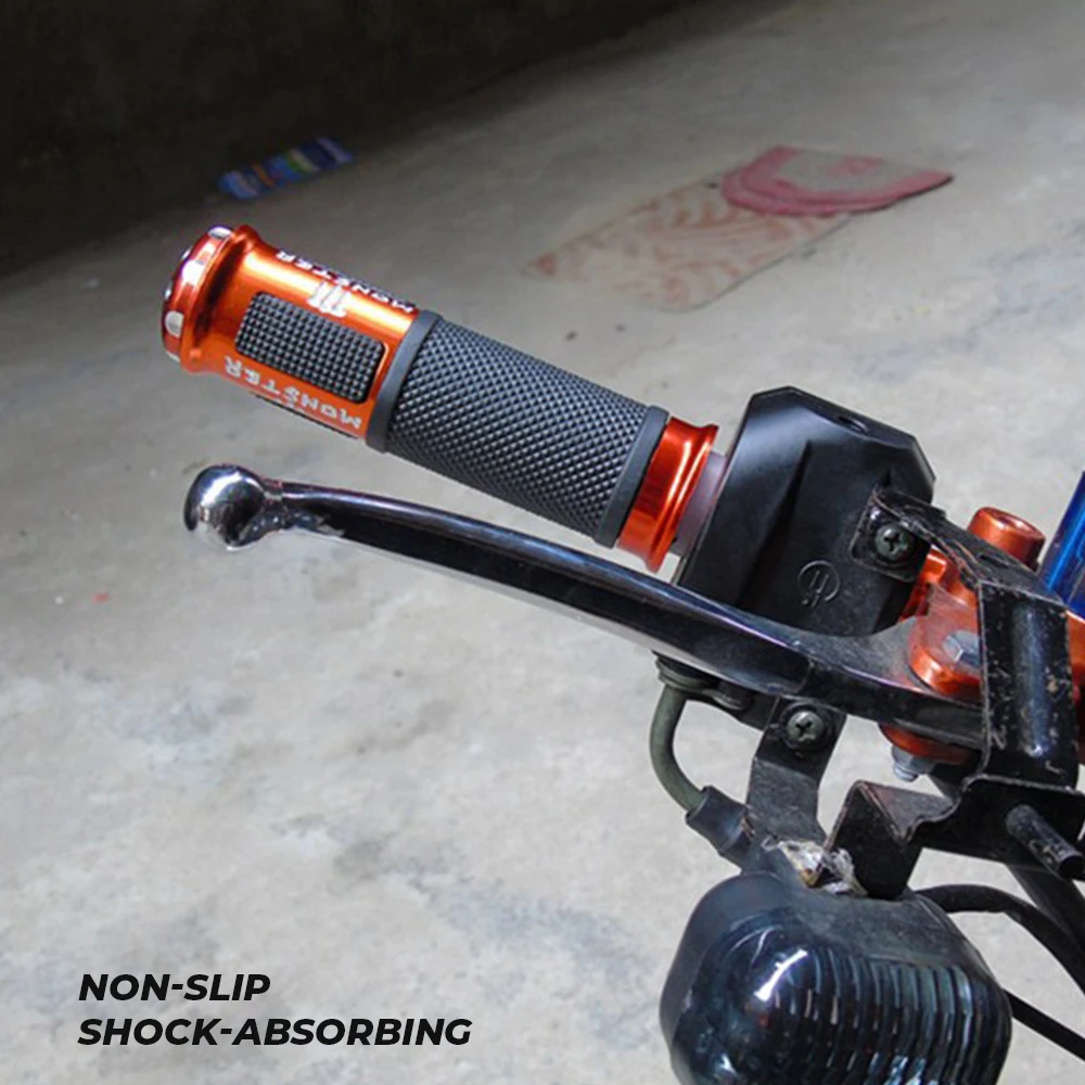 MotorcycleHandlebarPlugAluminumKnobsAntiSlipHandleBarHand