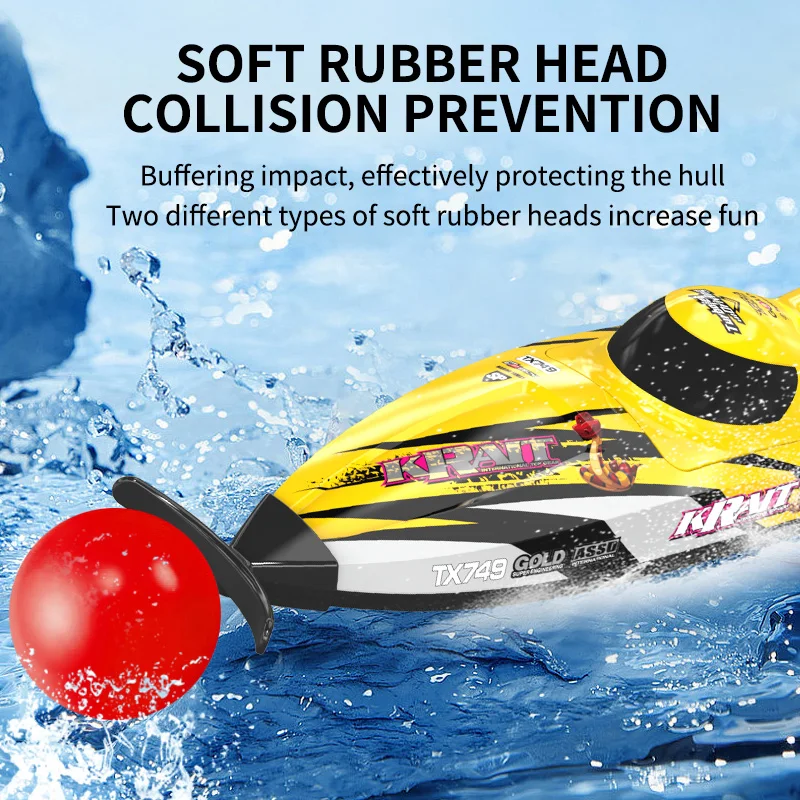 Coolbank TX749 High speed Vortex Jet Boat 25km/h 2.4GHz Brushless 1806 Motor Remote Control Jet Boat For Adults Children's Toys 4