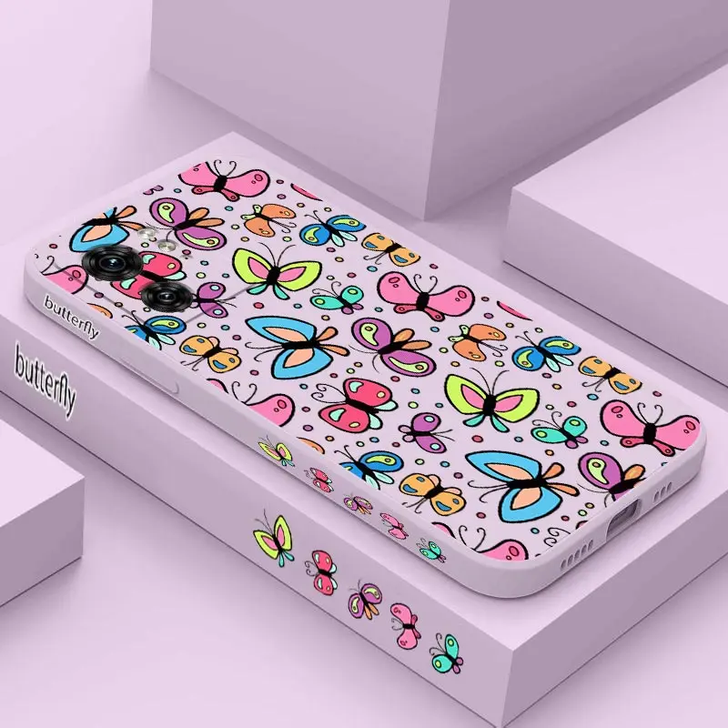 Charming Butterfly Silicone Phone Case - Stylish Protection