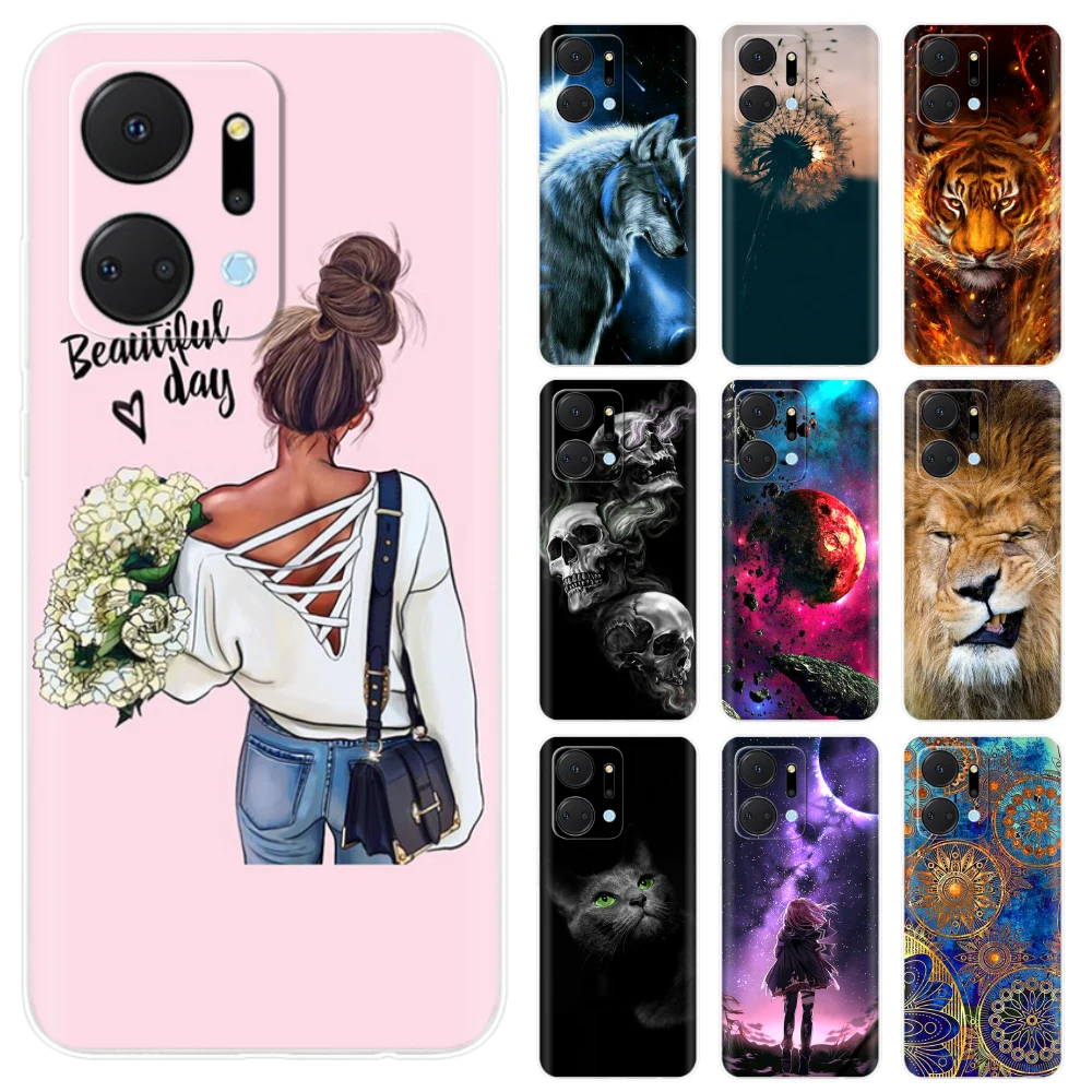 Per Honor X7A Custodia Per Huawei Honor X7A Soft Tpu Silicone Funda Per Honor X7A Cover Per Telefono Honorx7A X 7A Custodie Cover Paraurti Coque