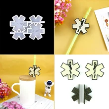 

Rice Word Straw Silicone Mold DIY Rice Word Snake Straw Water Cup Decoration Rice Word Straw Decoration Silicone Mold