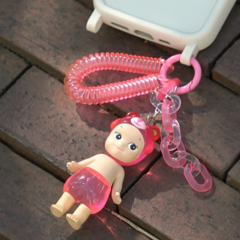 Sonny Angel Smiski Keychain Light-Storing Materials Nightlight Doll Car Key  Hanger Hanging Corner Biological Birthday Gift - AliExpress