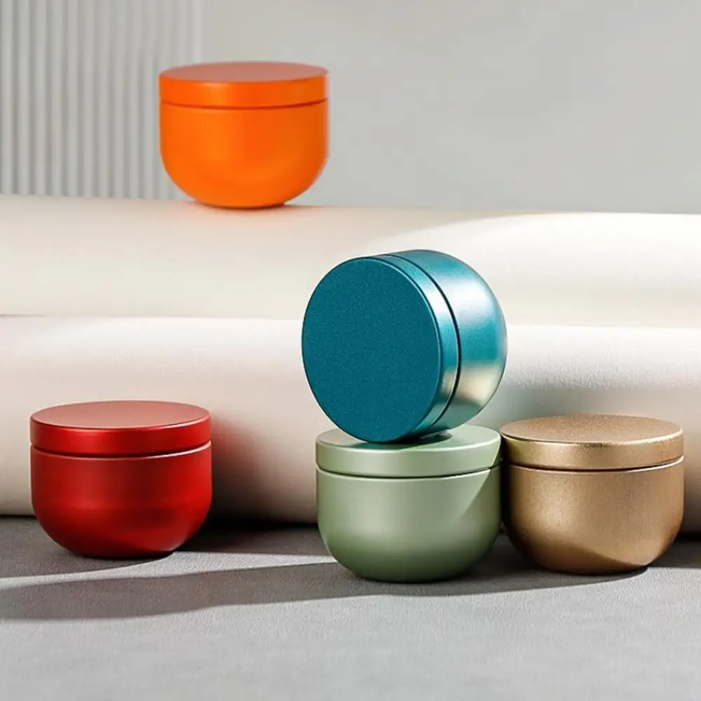 Solid Color Mini Tin Box Tea Sealed Jar Jewelry Candy Small Storage Can Coin Portable Earring Headphones Case Gift Packing Boxes