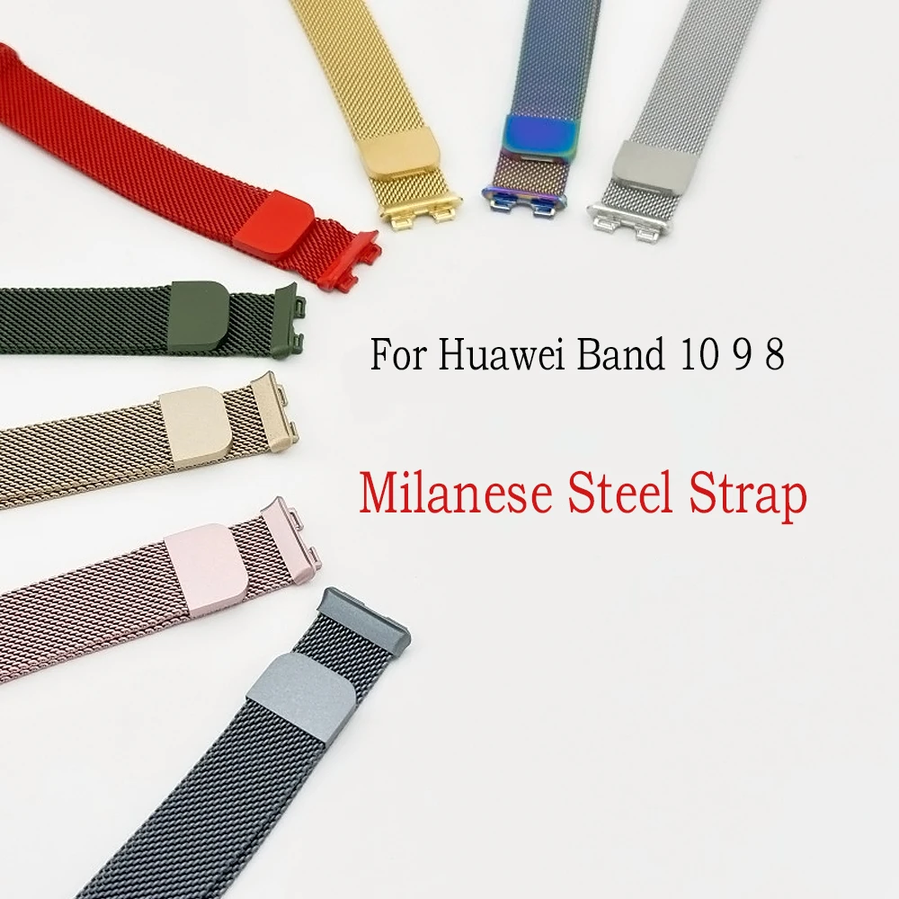 Premium Metal Milanese Magnetic Strap Loop - Steel Bracelet Replacement Accessory