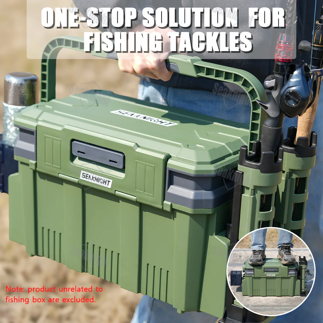 SeaKnight Brand 20L Fishing Tackle Box SK05 Double Layer Large