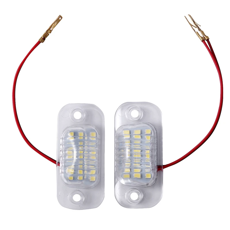 Led Targa Luce Numero Lampada Per-Polo 6N Classic Variant Golf 3 Cabriolet Per Seat Ibiza Cordoba Canbus Bianco