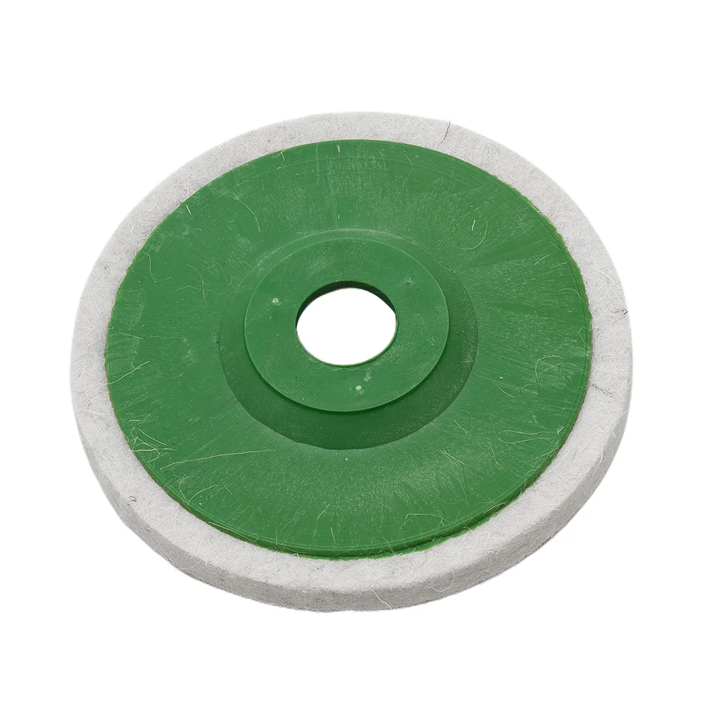 2pcs Wool Felt Polishing Wheel Grinding Pad 5 Inch Power Tool Replacement Accessories For Angle Grinders And Polishing Machines