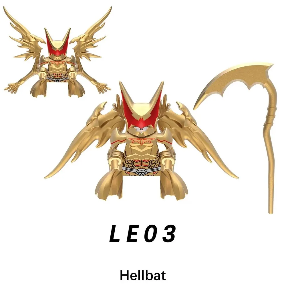 Le01 Le02 Le3-12 Film Di Anime Bat Heroes Bricks Dolls Mini Action Toy Figures Building Blocks Giocattoli Di Assemblaggio Regali Di Compleanno Per Bam