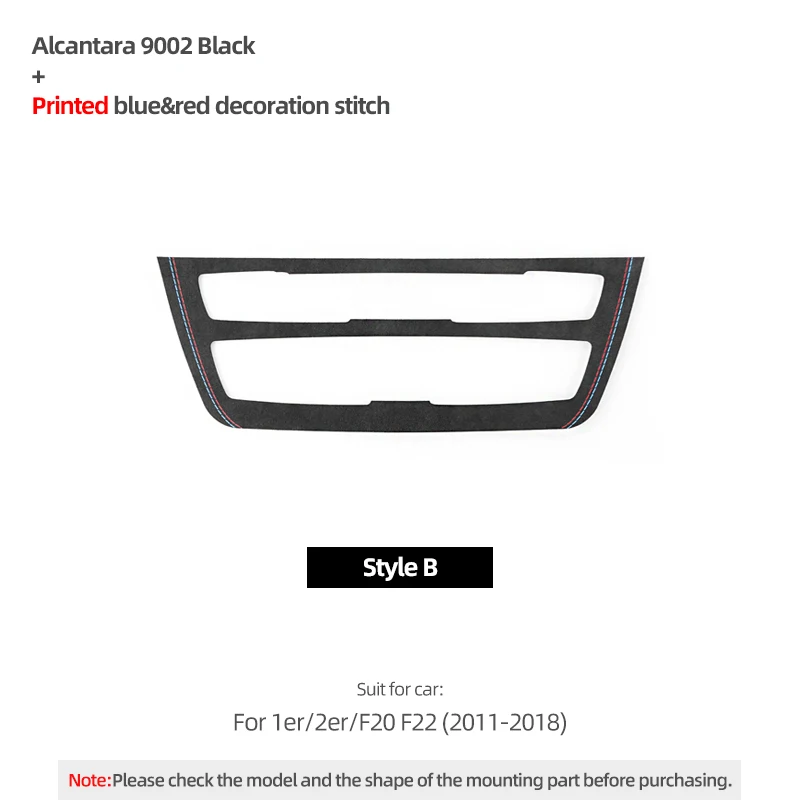 For BMW F20 F21 F22 Serie 1 2 M235i Made of Alcantara Car