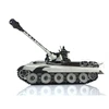 HENG LONG 1/16 7.0 King Tiger RC Tank 3888A FPV 360° Turret Barrel Recoil Sound Machine Gun BB Unit White Tiger II Toy 4