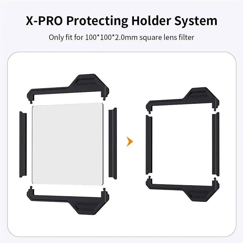 Description Picture 2 of itemK&F CONCEPT 2Pack Square Filter System Protection Frame Cover For the X-pro Square 100*100mm 100*150mm Camera Lens Filter