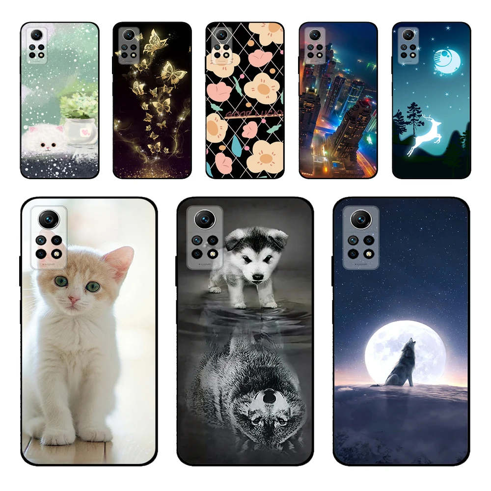 Per Xiaomi Redmi Note 12 Pro 4G Custodia Fashion Butterfly Custodie Protettive Morbide Per Xiaomi Redmi Note 12 Pro 4G Global Bumper