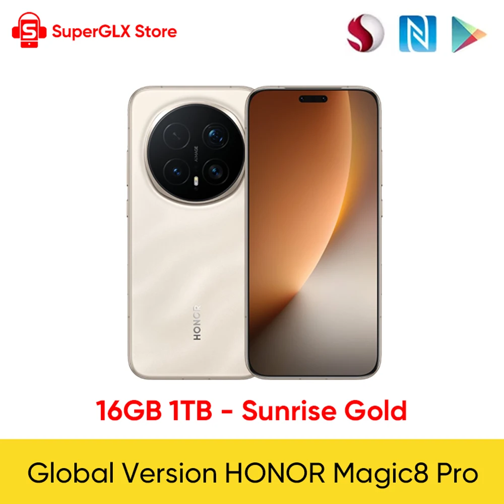 Original New HONOR Magic8 Pro Global Version Snapdragon 8 Elite