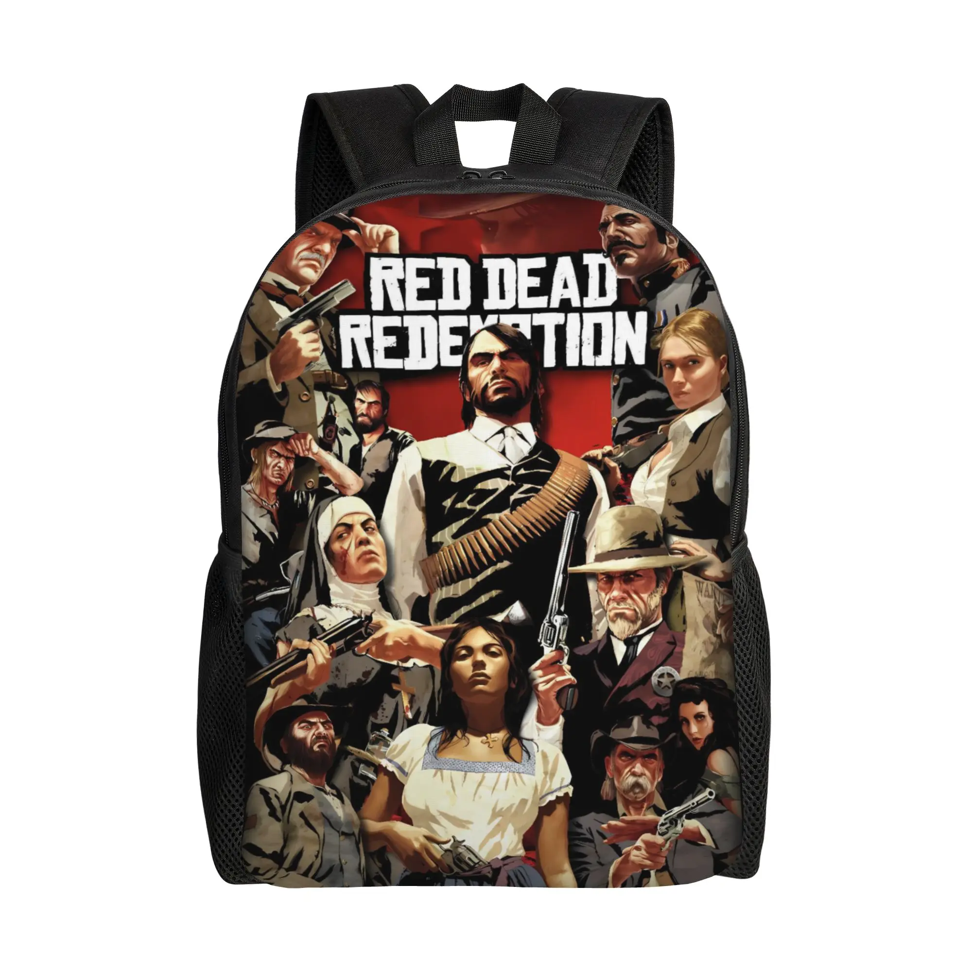 Red Dead Redemption 2 Backpack Teen Soft Backpacks Polyester Kawaii ...
