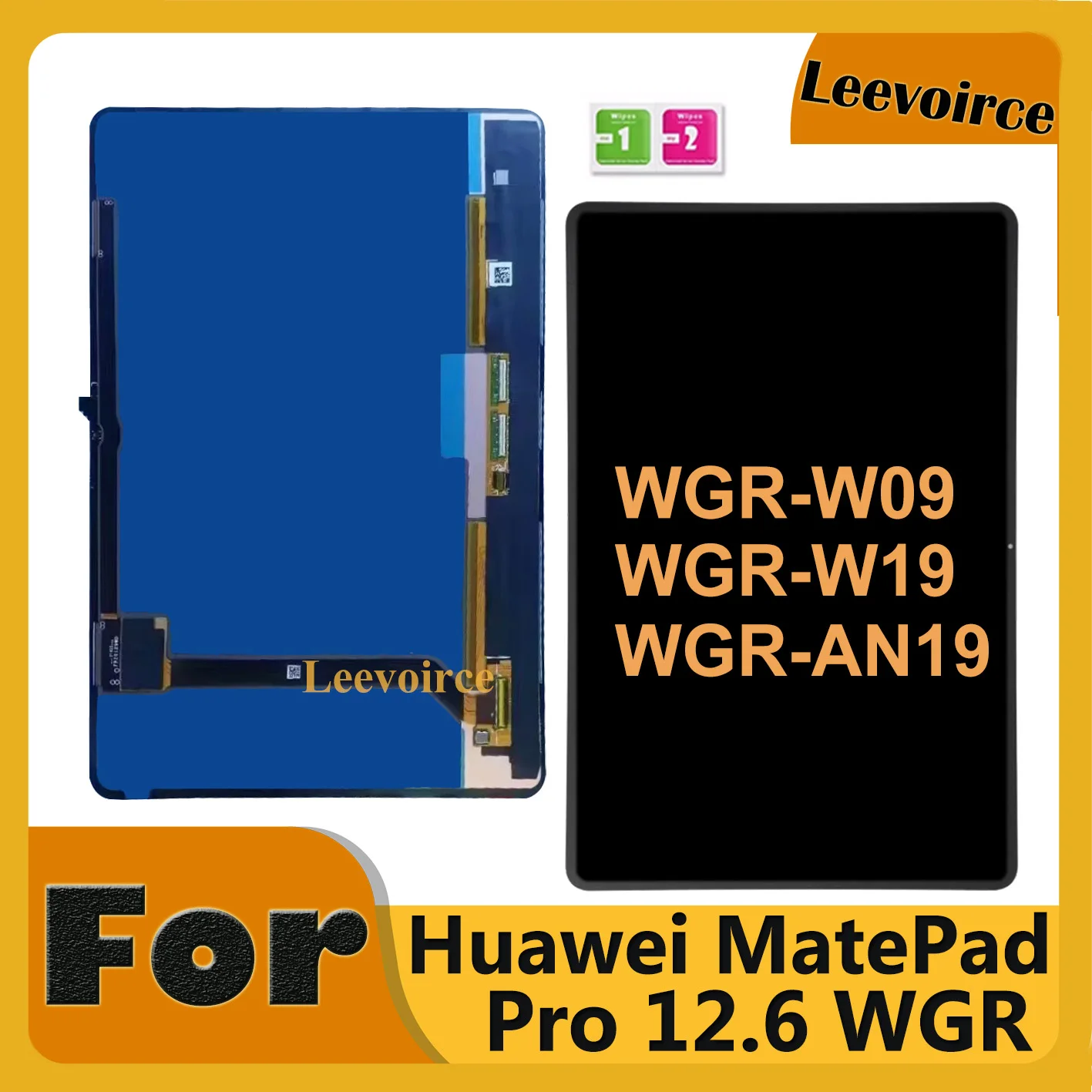 12.6" For Huawei MatePad Pro 2021 WGRW09 WGRW19 WGRAN19 WGR LCD