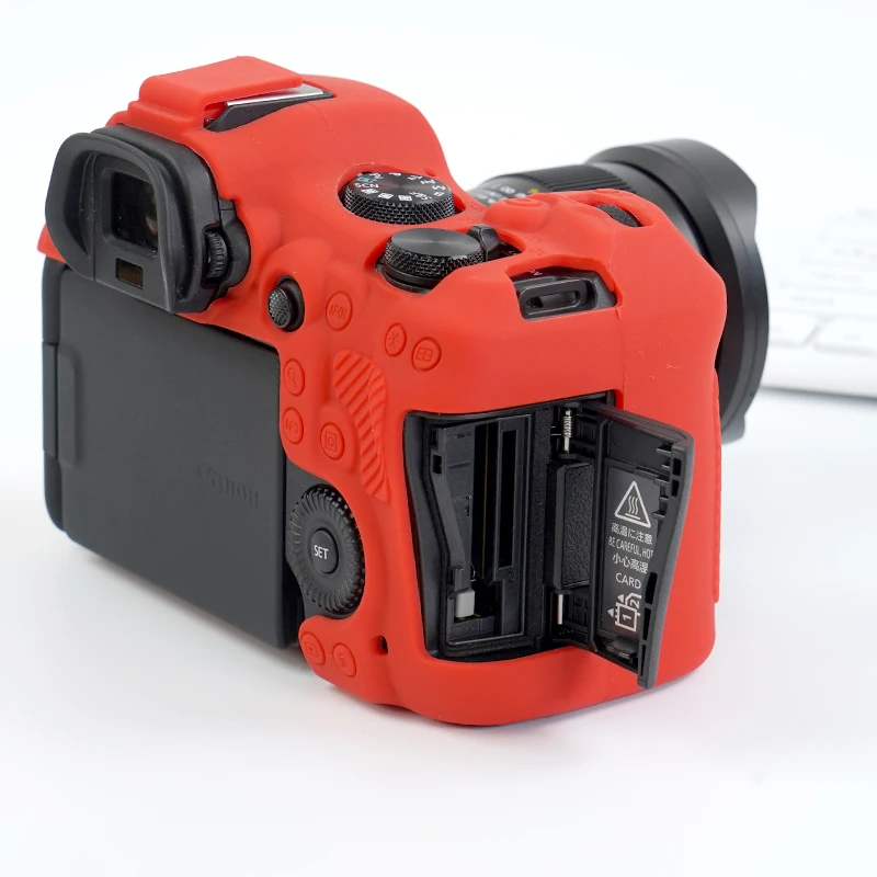 NIYI 카메라 실리콘 케이스 캐논 EOS R6III R6 마크 3 카메라 보호 케이스 가방 파우치 방수 스크래치 방지 R63 프로텍터