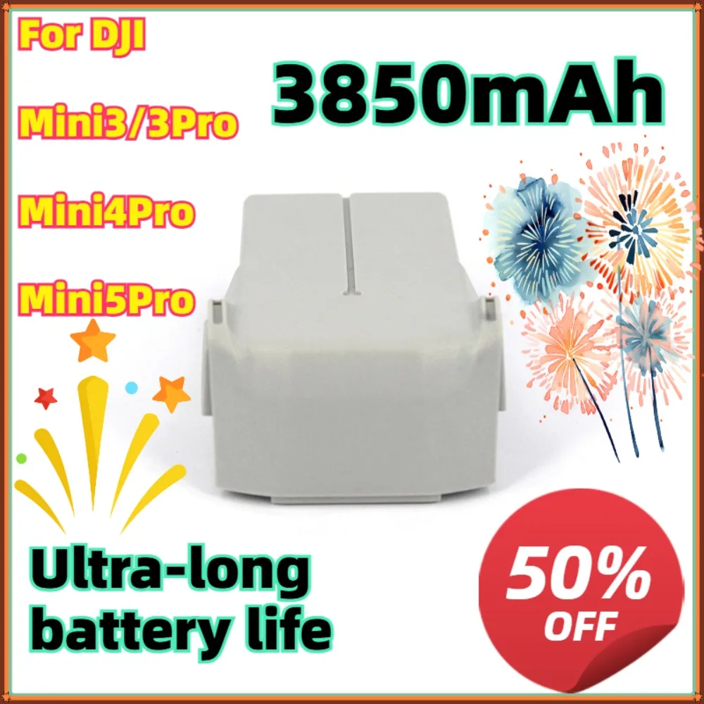 Batterie Drone 3850mAh 28.41Wh Compatible DJI Mini 3/4/5 Pro