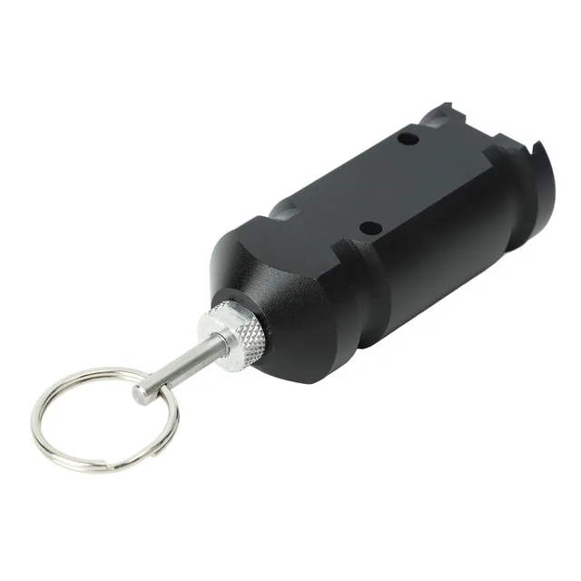 Perimeter Utazási Riasztás 4.5 V Kültéri Kemping Sátorhoz Alumínium Ötvözet Kertészet Fekete