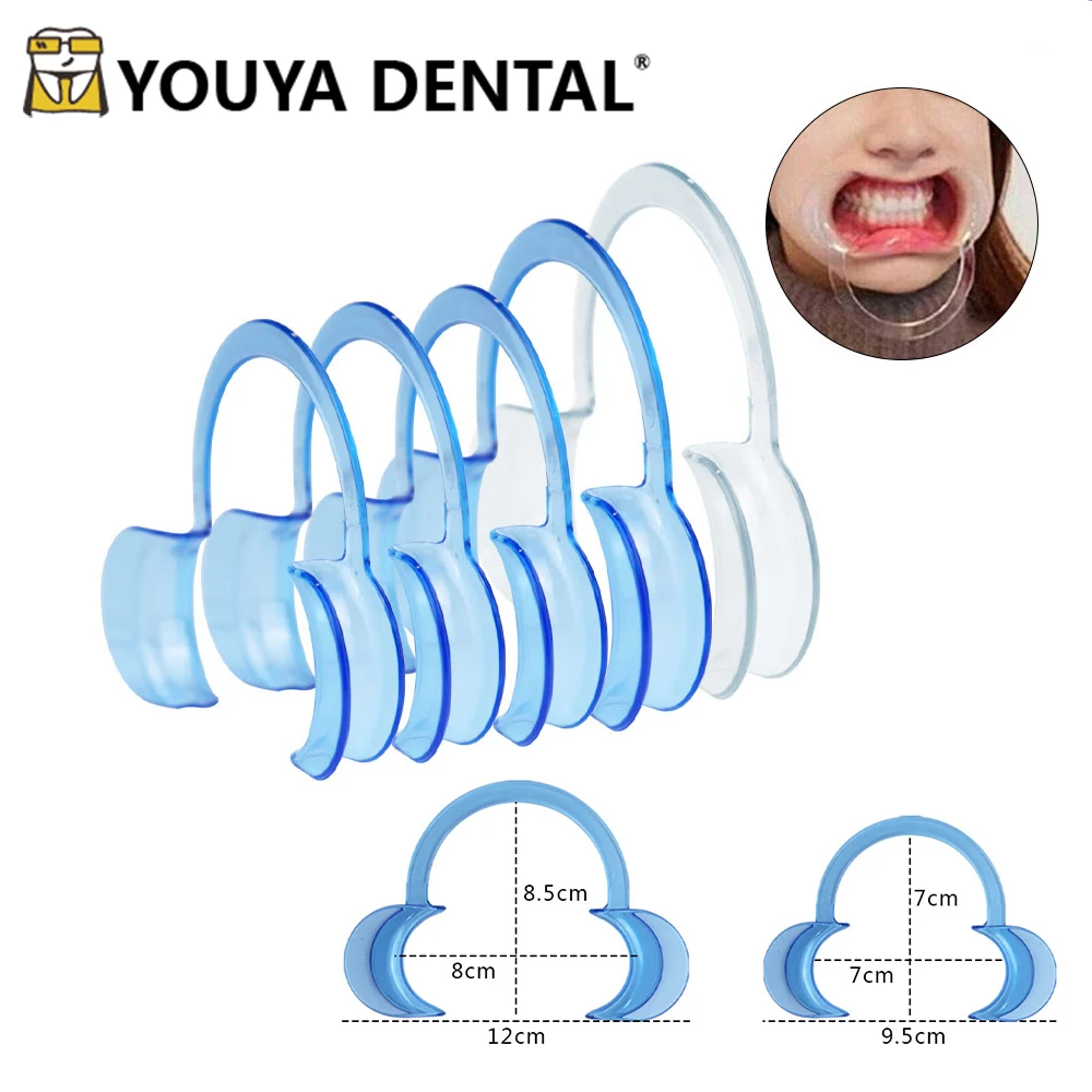 

5PCS Dental Orthodontic Plastic Mouth Opener Teeth Whitening Lip Cheek Retractor Dentistry Tools