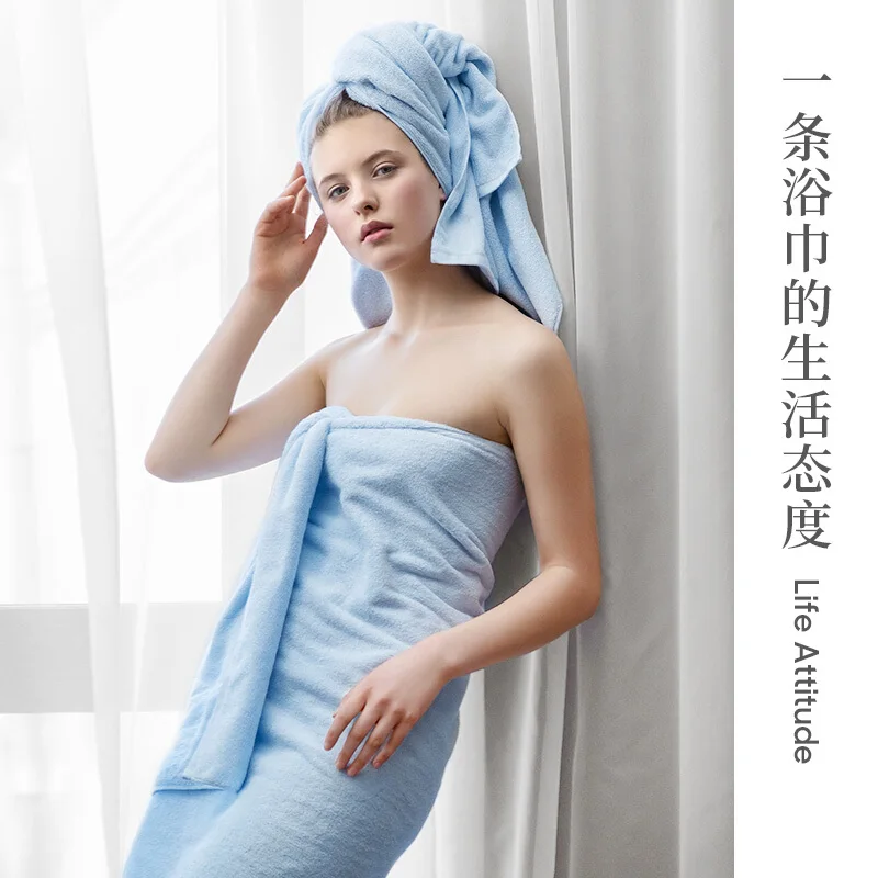 100% Cotton Bath Towel Strong Water Absorption Antibacterial