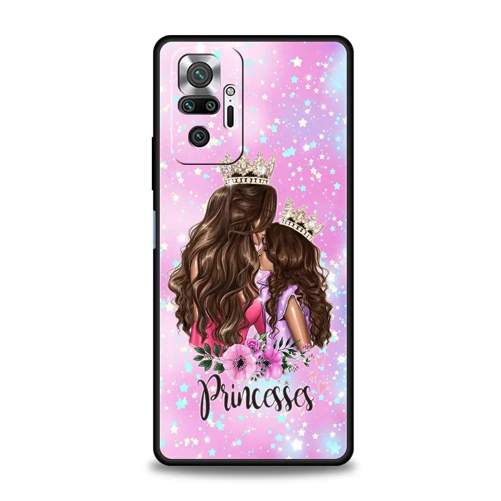 Super Mom Baby-Themed Black Phone Case