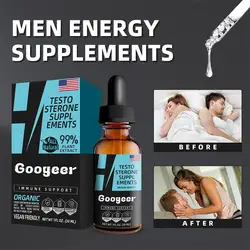 Men Enhancement Drops Relieve Fatigue Boost Desire Enhance Endurance Supplement Promote Male Hormone Body Care