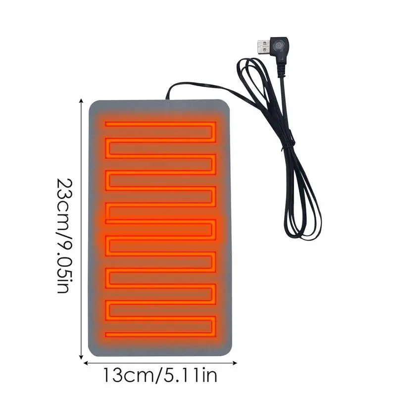 실리콘 가열 패드 전기 열 패드 빠른 가열 방수 3 조절 가능한 온도 실리콘 열 매트 USB 가열 매트