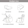 Solid Color Waterproof Sofa Cover All-weather Sofa Blanket Dust-proof Cloth For Bedroom Living Room Sofa Cushion 4
