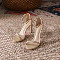 Women Open Toe Ankle Strap Stiletto Heel Dress Sandals Elegant Wedding Party Shoes Pumps High Heel Summer Classic Sexy Pumps - Image 5