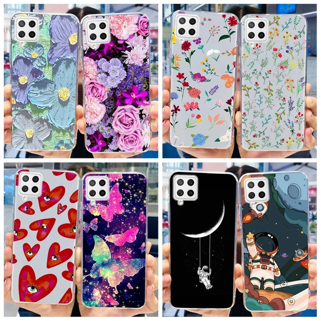 For Samsung Galaxy A22 4G A 22 A22S 5G Silicone Phone Case Cute Funny  Sanrio Kuromi Melody Cartoon Coque Capa Soft Funda Bags