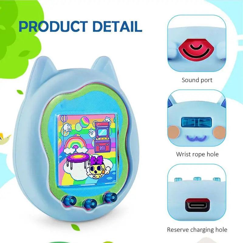 

Silicone Virtual Pet Protector Case Shockproof &Anti-Scratch Silicone Cover Fall Prevention Sleeve For Interactive Virtual Toy