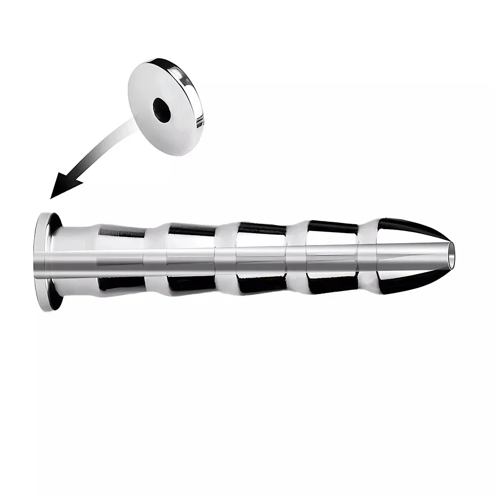 New Stainless Steel Urethral Dilators Hollow Urethral Stimulator Horse Eyes Stick Penis Plug Male Orgasm Masturbator BDSM Toys urethral dilator silicone urethral dilator