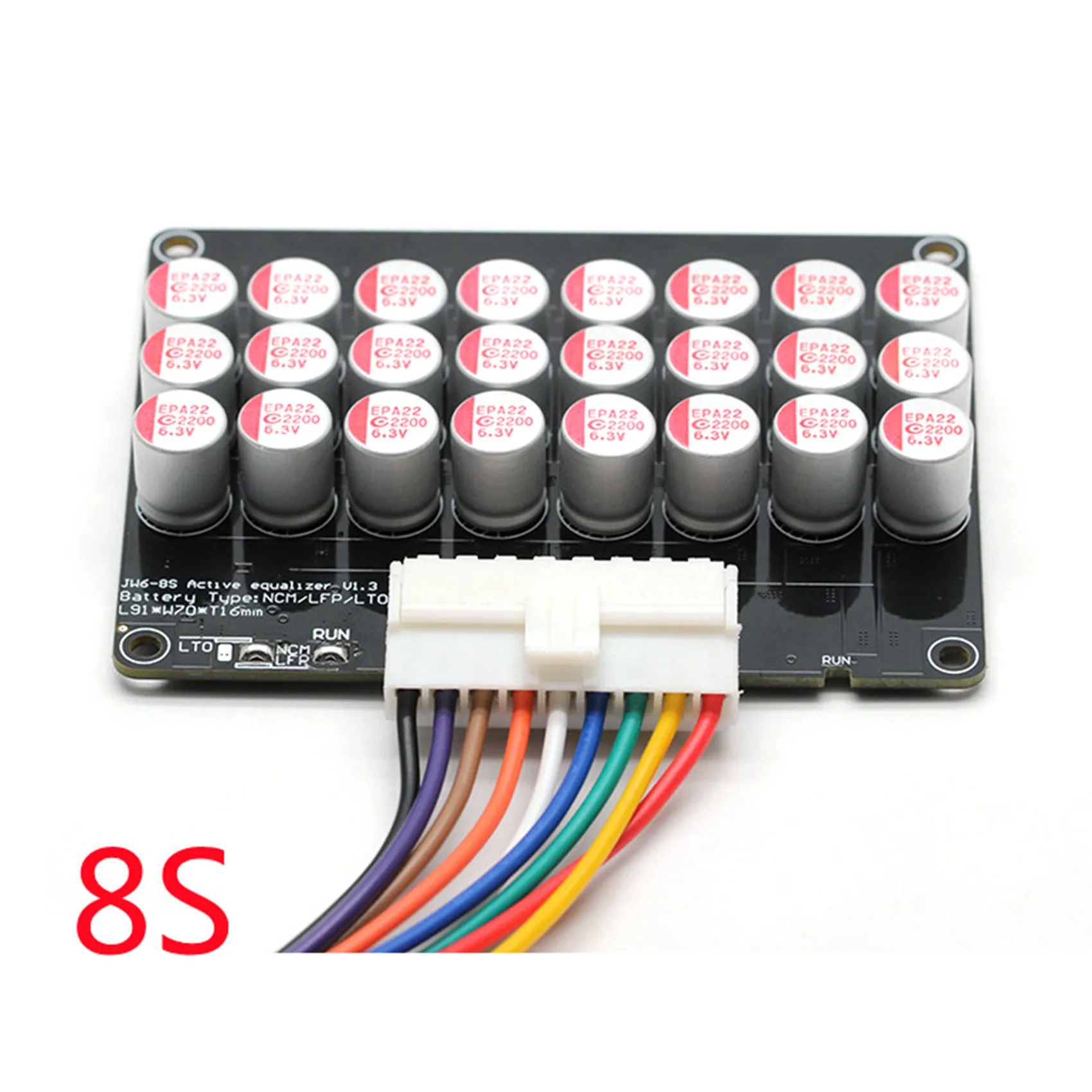 8S Active Equalizer Balancer Lifepo4 Lipo LTO Battery Energy Equalization Capacitor BMS Board