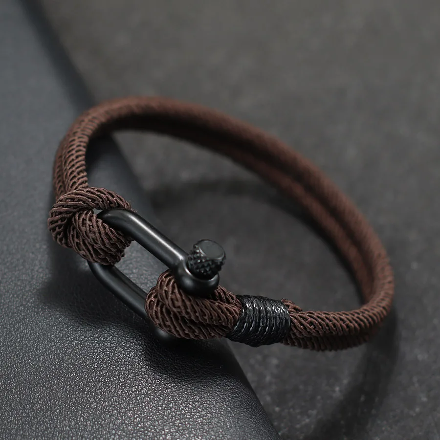 Handcrafted Milan Braided Rope Bracelet with Vachette Clasp