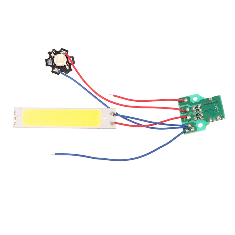 1PC Dual LED Light Board Desk Lamp Flashlight Driver Board Circuit Board DIY Accessories DC3.7V-5V 2