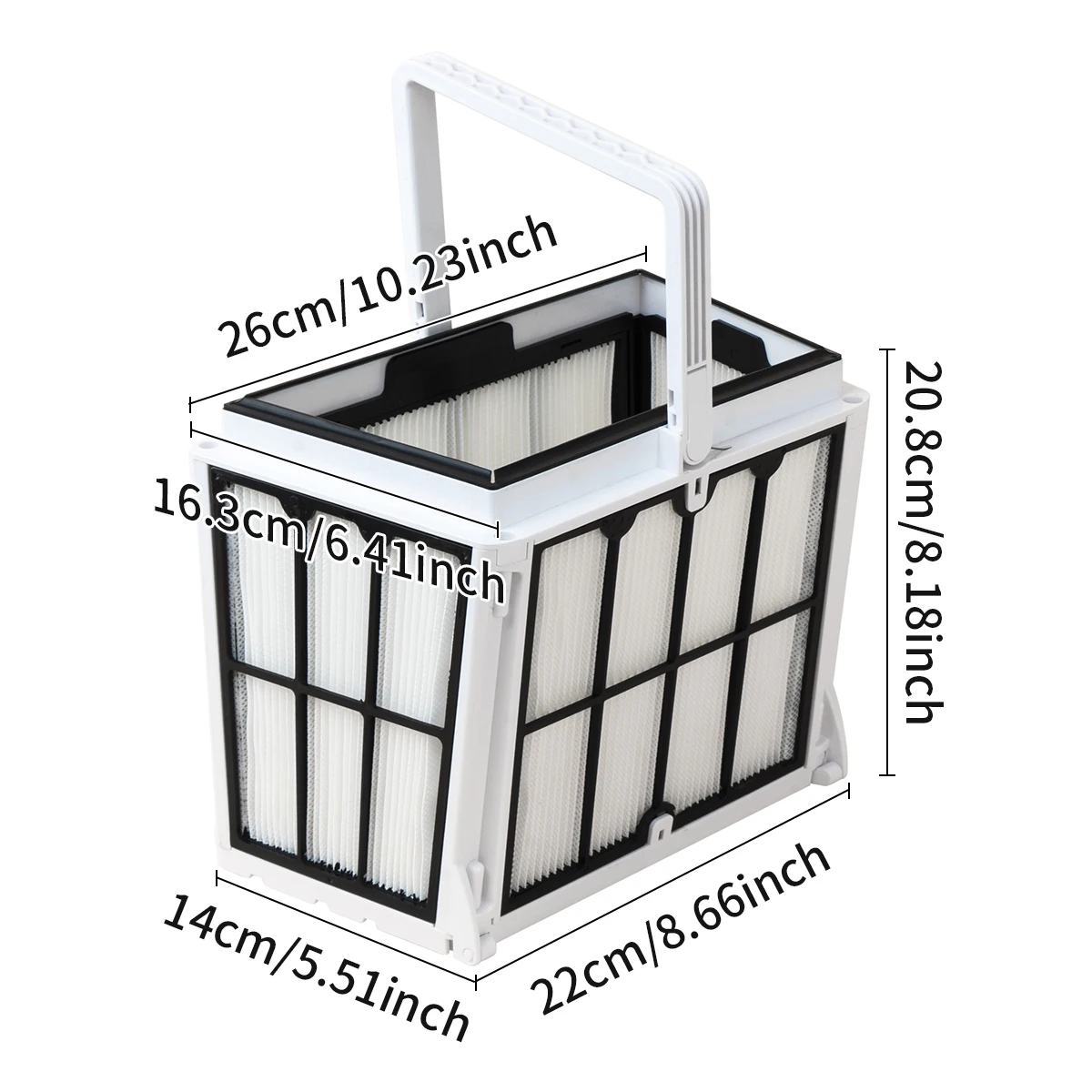 Replacement filter basket view