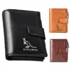 Retro Men Wallet Many Card Slots Faux Leather Portable Cash Holder Handbag Waterproof Wallet Credit Card Wallet for Business 5