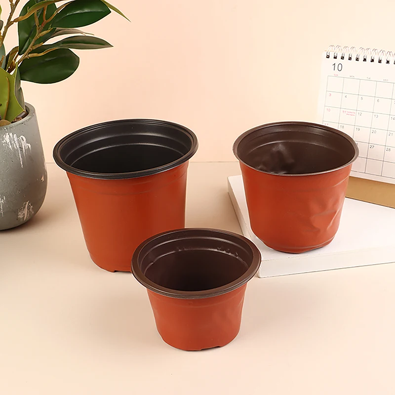 Plastic Plant Pots 10Pcs Flowerpot Cultivation For Succulent Plant Small Flowerpot Simple Planting Seedling Pot