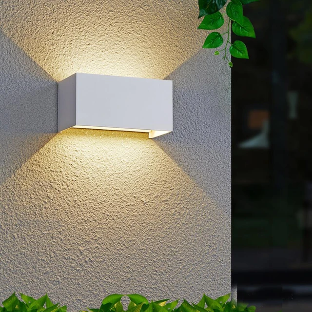 LED Applique Murale intérieur-Extérieur,24W 3000K blanc chaud