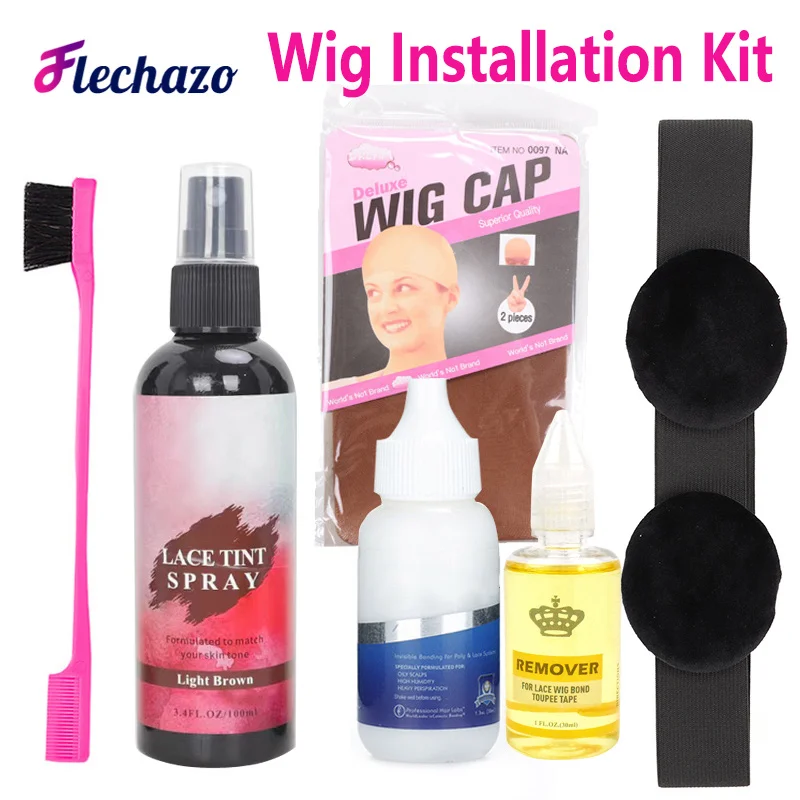 Wig Making Set Lace Installation Kit Diy Wig Tools For Lace Front Wigs -  Buy Lace Wig Kit,Wig Install Kit,Wig Installation Kit For Lace Front Wigs