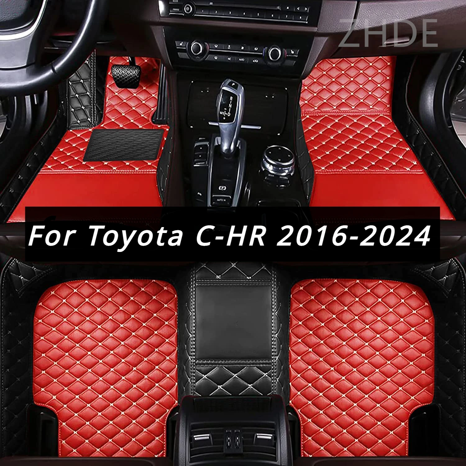 

Car Floor Mats for Toyota C-HR C HR CHR Hybrid 2024 2023 2022 2021 2020 2019 2018 2017 2016 Carpet Accessories Interior Products