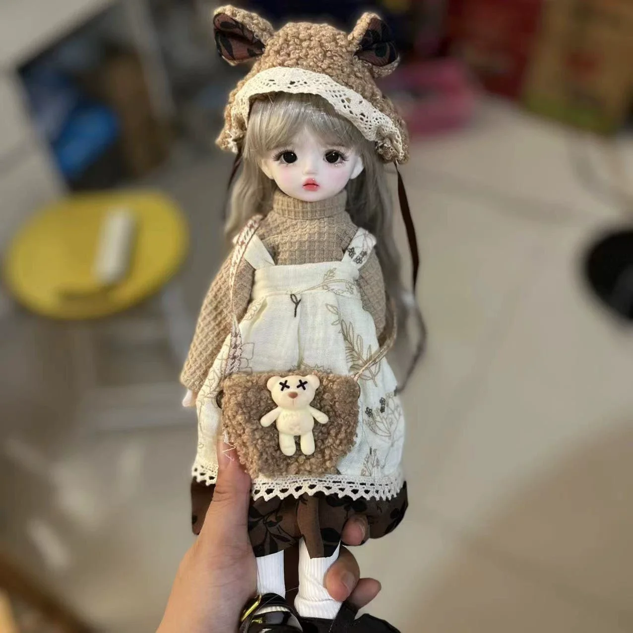 30cm 스케일 커스텀 리페인팅 페이스업 MJD 인형 22관절 1/6 드레스업 프린..