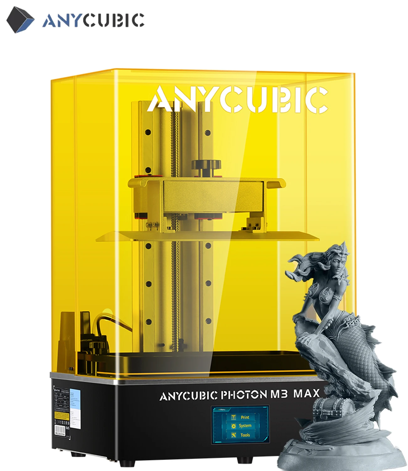 

ANYCUBIC Photon M3 Max 7.6'' LCD SLA UV 3D Resin Printer Size 298*164*300mm 13.6 Inch LCD SLA UV 3D Resin Printer