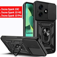 Capa For Tecno Spark 10c 10 Pro 4g Case Armor Slide Camera Lens Protect Stand Cover.jpg