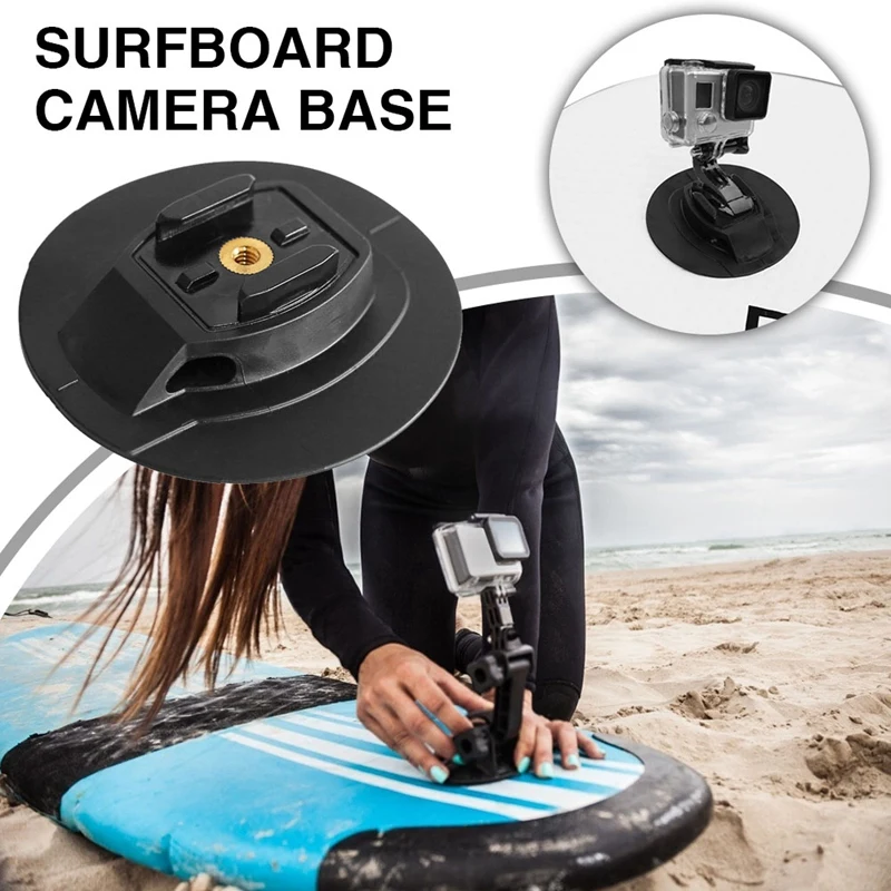 1 Piece Adhesive Camera Stable Mount Holder Outdoor Portable Camera Mount Stand For SUP Surfboard