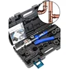 home. ProPress Tool Kit,Copper Tube Fittings Hydraulic Pipe Crimping Tool with 1/2 inch,3/4 inch and 1 inch Jaw Copper Pipe Pres 2