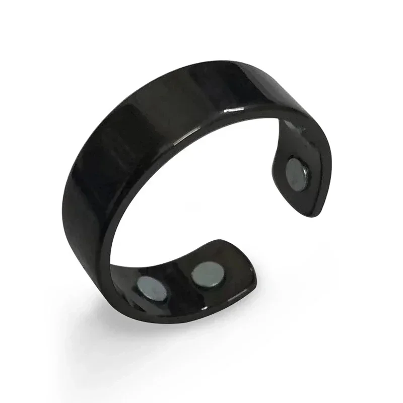 Magnetic Anti Snoring Ring Sleep Aid for Snoring Relief Better Sleep Titanium Steel Acupressure Ring
