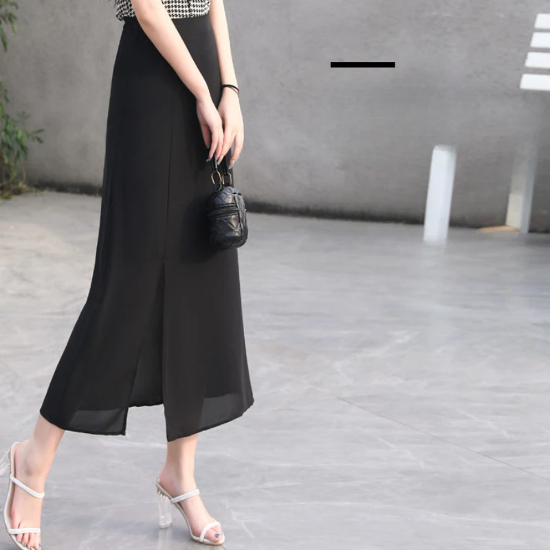 

Women Summer Elastic High Waist A-Line Long Tulle Skirts Female Mesh Pleated Puffy Skirt Ladies Elegant Lace Midi Skirt Q233