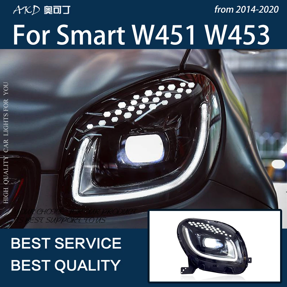 Für Benz Smart 453 Fortwo Forfour 2014-2020, Autoscheinwerfer
