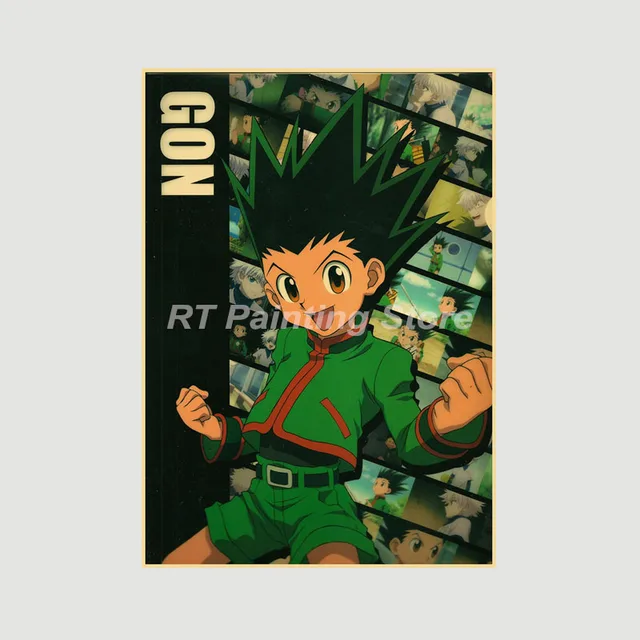 Riapawel Anime Hunter x Hunter Poster, Gon·freecss, Killua Zoldyck